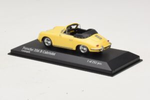 Porsche 356 B Kabriolet Žltý Minichamps 1:43 400064334 Kov – obrázok 3 z 4