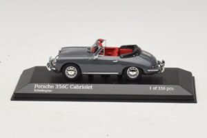 Porsche 356C Cabriolet Sivý Minichamps 1:43 430062339 Kov