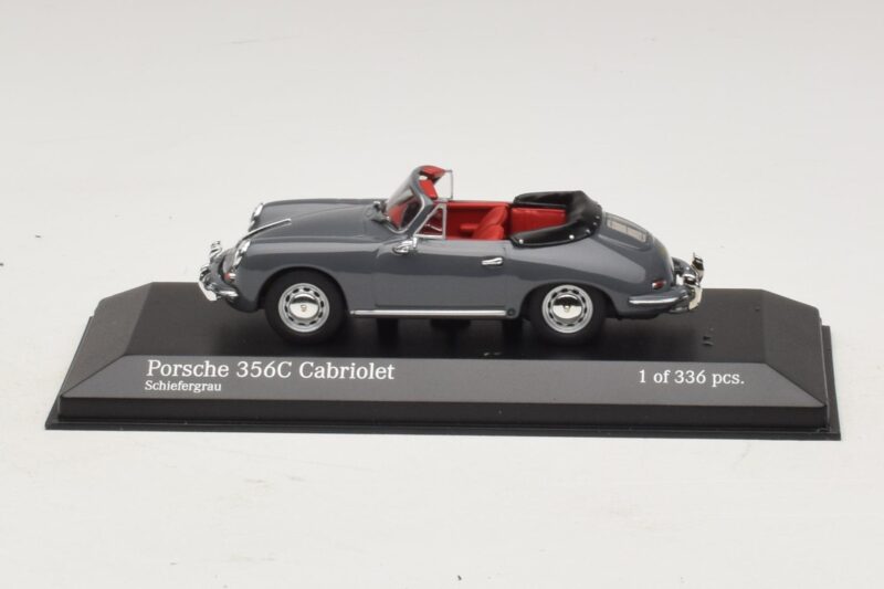 Porsche 356C Cabriolet Sivý Minichamps 1:43 430062339 Kov