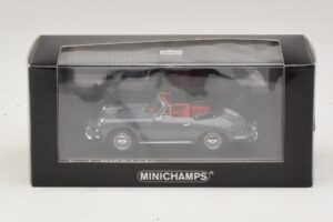 Porsche 356C Cabriolet Sivý Minichamps 1:43 430062339 Kov – obrázok 4 z 4