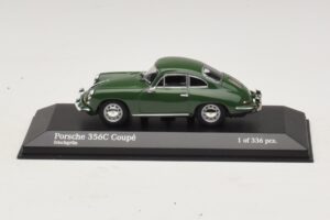 Porsche 356C Tmavo Zelená Minichamps 1:43 430062329 Kov
