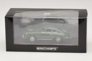 Porsche 356C Tmavo Zelená Minichamps 1:43 430062329 Kov – obrázok 4 z 4