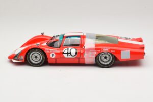 Porsche 906 LH Squadra Tartaruga #40 D. Spoerry / R. Steinemann 12 Hours of Sebring 1967 Minichamps 1:18 100676140 Kov – obrázok 4 z 8