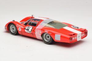 Porsche 906 LH Squadra Tartaruga #40 D. Spoerry / R. Steinemann 12 Hours of Sebring 1967 Minichamps 1:18 100676140 Kov – obrázok 7 z 8