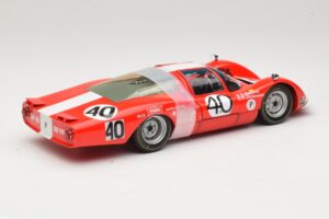 Porsche 906 LH Squadra Tartaruga #40 D. Spoerry / R. Steinemann 12 Hours of Sebring 1967 Minichamps 1:18 100676140 Kov – obrázok 3 z 8