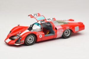 Porsche 906 LH Squadra Tartaruga #40 D. Spoerry / R. Steinemann 12 Hours of Sebring 1967 Minichamps 1:18 100676140 Kov – obrázok 2 z 8