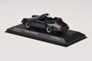 Porsche 911 930 Carrera Cabriolet Sivá Metalíza Minichamps 1:43 430062037 Kov – obrázok 3 z 4