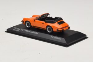 Porsche 911 930 Carrera Cabriolet Oranžová Minichamps 1:43 430062038 Kov – obrázok 3 z 4