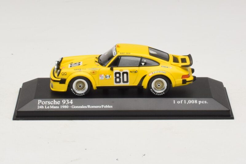 Porsche 911 934 #80 Gonzalez / Romero 24 Hours of Le Mans 1980 Minichamps 1:43 Porsche 911 934 #80 Gonzalez / Romero 24 Hours of Le Mans 1980 Minichamps 1:43 400806480 Kov