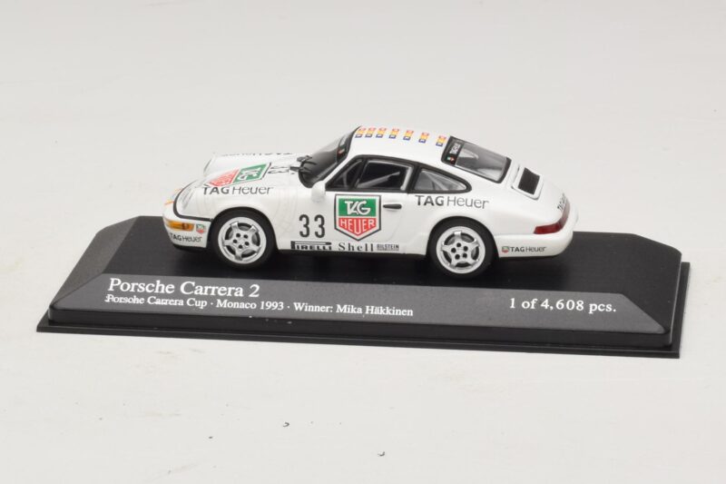 Porsche 911 964 Carrera 2 #33 M. Hakkinen Monaco Carrera Cup Winner 1993 Minichamps 1:43 430936033 Kov