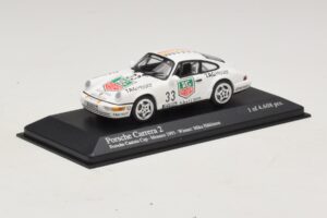 Porsche 911 964 Carrera 2 #33 M. Hakkinen Monaco Carrera Cup Winner 1993 Minichamps 1:43 430936033 Kov – obrázok 2 z 4