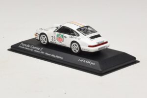 Porsche 911 964 Carrera 2 #33 M. Hakkinen Monaco Carrera Cup Winner 1993 Minichamps 1:43 430936033 Kov – obrázok 3 z 4