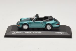 Porsche 911 964 Carrera 2 Cabriolet Turkysová Minichamps 1:43 430067332 Kov