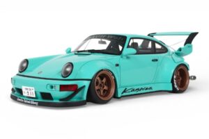 Porsche 911 964 RWB Kashiwa Blue GT Spirit 1:18 GT569 Živica – obrázok 2 z 2