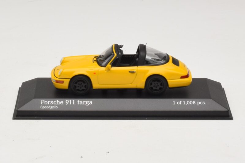 Porsche 911 964 Targa Žltý Minichamps 1:43 400061367 Kov