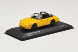 Porsche 911 964 Targa Žltý Minichamps 1:43 400061367 Kov – obrázok 2 z 4