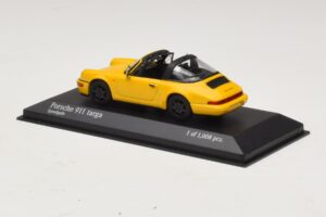 Porsche 911 964 Targa Žltý Minichamps 1:43 400061367 Kov – obrázok 3 z 4
