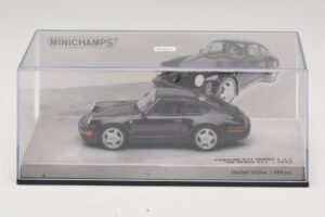 Porsche 911 964 Turbo S 3.6 30. Výročie Čierny Minichamps 1:43 436069171 Kov – obrázok 4 z 5