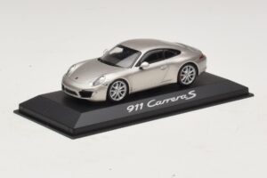 Porsche 911 991 Carrera S Strieborná Metalíza Minichamps 1:43 WAP0200130C Kov – obrázok 2 z 4