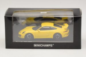 Porsche 911 991 GT3 Žltý Minichamps 1:43 410062021 Kov – obrázok 4 z 4