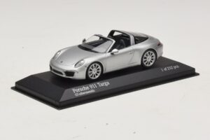 Porsche 911 991 Targa Strieborný Minichamps 1:43 410062442 Kov – obrázok 2 z 4