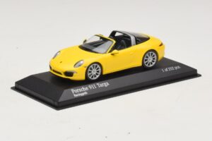Porsche 911 991 Targa Žltý Minichamps 1:43 410062441 Kov – obrázok 2 z 4