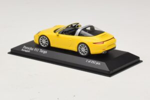 Porsche 911 991 Targa Žltý Minichamps 1:43 410062441 Kov – obrázok 3 z 4