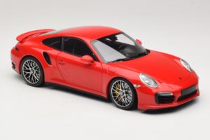 Porsche 911 991 Turbo S Červený Minichamps 1:18 110062320 Kov – obrázok 6 z 8