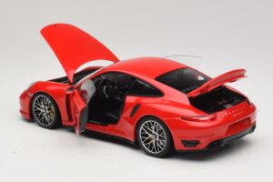 Porsche 911 991 Turbo S Červený Minichamps 1:18 110062320 Kov – obrázok 5 z 8