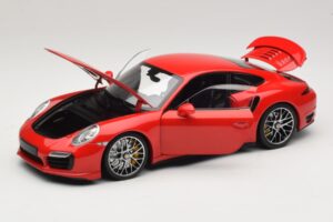 Porsche 911 991 Turbo S Červený Minichamps 1:18 110062320 Kov – obrázok 3 z 8