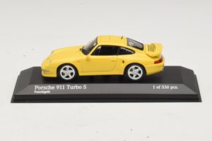 Porsche 911 993 Turbo S Žltý Minichamps 1:43 430069270 Kov