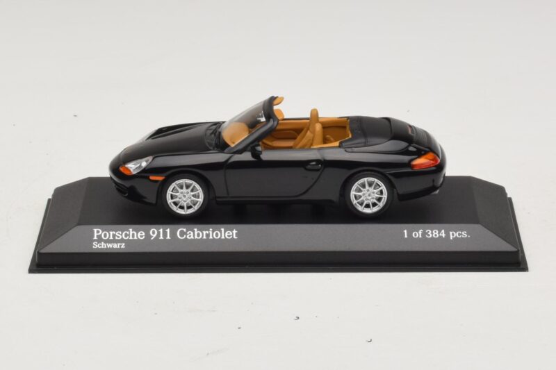 Porsche 911 996 Kabriolet Čierna Metalíza Minichamps 1:43 400061090 Kov