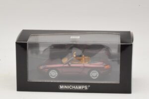Porsche 911 996 Kabriolet Červená Metalíza Minichamps 1:43 400061092 Kov – obrázok 4 z 4