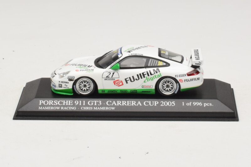 Porsche 911 996 GT3 Cup #21 Mamerow Porsche Carrera Cup Deutschland 2005 Minichamps 1:43 Porsche 911 996 GT3 Cup #21 Mamerow Porsche Carrera Cup Deutschland 2005 Minichamps 1:43 403056221 Kov