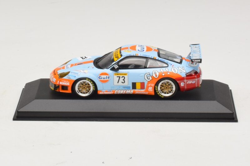 Porsche 911 996 GT3 RSR Gulf #73 Lefort / Lambert 1000km Spa 2005 Minichamps 1:43 Porsche 911 996 GT3 RSR Gulf #73 Lefort / Lambert 1000km Spa 2005 Minichamps 1:43 400056473-P1 Kov