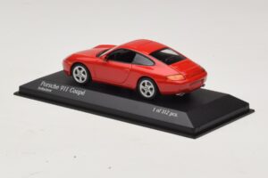 Porsche 911 996 Červený Minichamps 1:43 400061181 Kov – obrázok 3 z 4