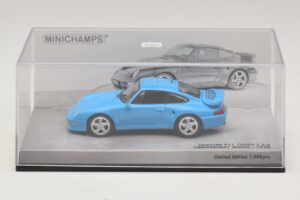Porsche 911 996 Turbo S 3.6 Výročná Edícia Modrý Minichamps 1:43 436069270 Kov – obrázok 4 z 5
