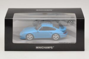 Porsche 911 996 Turbo S 3.6 Výročná Edícia Modrý Minichamps 1:43 436069270 Kov – obrázok 5 z 5