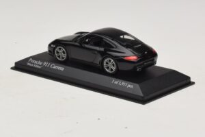 Porsche 911 997 Carrera Black Edition Minichamps 1:43 400066425 Kov – obrázok 3 z 4