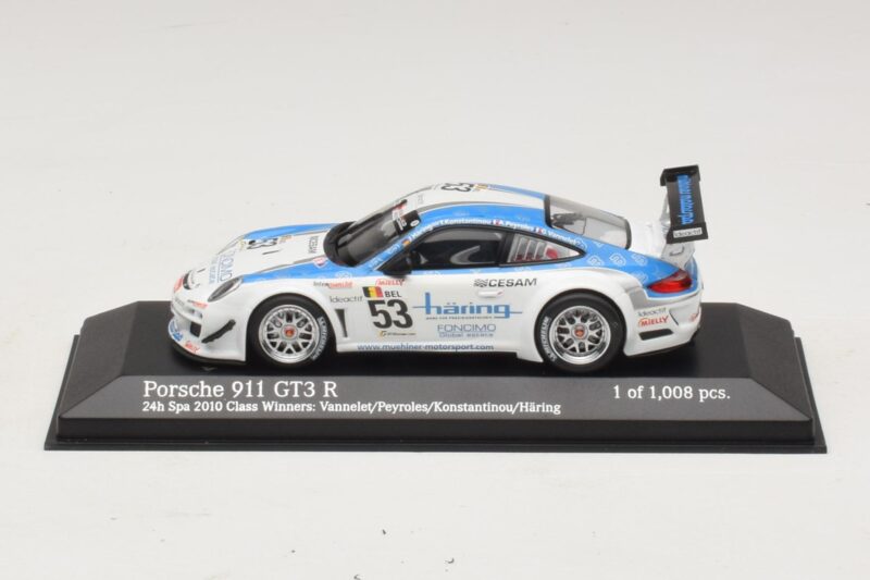 Porsche 911 997 GT3 R #53 Vannelet / Pyroles Class Winners 24 Hours of Spa 2010 Minichamps 1:43 Porsche 911 997 GT3 R #53 Vannelet / Pyroles Class Winners 24 Hours of Spa 2010 Minichamps 1:43 400108953 Kov