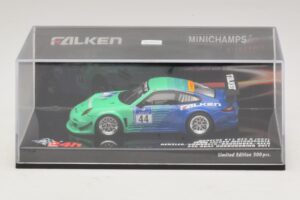 Porsche 911 997 GT3 R Falken #44 Nurburgring 2011 Minichamps 1:43 447116144 Kov – obrázok 4 z 5