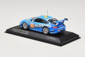 Porsche 911 997 GT3 RSR GT2 #77 M. Lieb / R. Lietz / W. Henzler 24 Hours of Le Mans 2010 Minichamps 1:43 410106977 Kov – obrázok 3 z 4