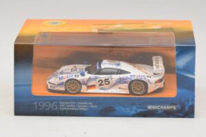 Porsche 911 GT1 #25 B. Wollek / T. Boutsen / H-J. Stuck 24 Hours of Le Mans 1996 Minichamps 1:43 403966625 Kov – obrázok 5 z 5
