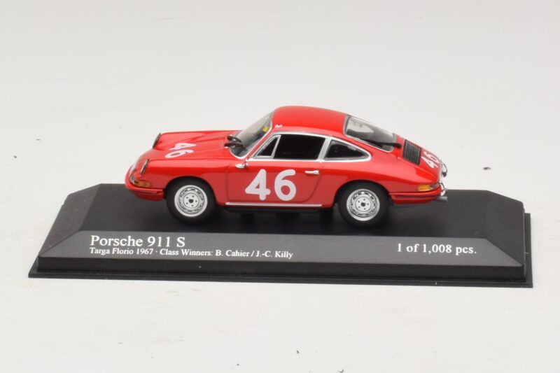 Porsche 911 S #46 Cahier / Killy Class Winners Targa Florio 1967 Minichamps 1:43 Porsche 911 S #46 Cahier / Killy Class Winners Targa Florio 1967 Minichamps 1:43 430676746 Kov