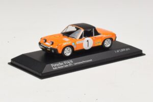 Porsche 914/6 #1 G. Larrousse / J-C. Perramond Rally Monte Carlo 1971 Minichamps 1:43 400716501 Kov – obrázok 2 z 4