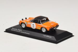 Porsche 914/6 #1 G. Larrousse / J-C. Perramond Rally Monte Carlo 1971 Minichamps 1:43 400716501 Kov – obrázok 3 z 4