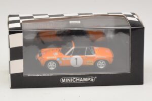 Porsche 914/6 #1 G. Larrousse / J-C. Perramond Rally Monte Carlo 1971 Minichamps 1:43 400716501 Kov – obrázok 4 z 4