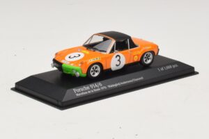 Porsche 914/6 #3 B. Waldegard / O. Andersson Marathon de la Route 1970 Minichamps 1:43 400706503 Kov – obrázok 2 z 4