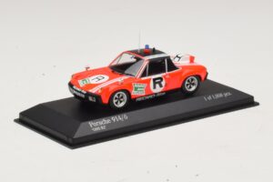 Porsche 914/6 ONS R2 Červený Minichamps 1:43 400746500 Kov – obrázok 2 z 4