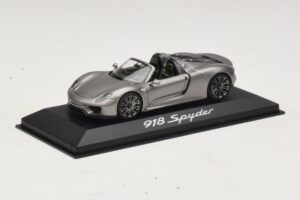 Porsche 918 Spyder Šedá Metalíza Minichamps 1:43 WAP0201000E Kov – obrázok 2 z 4